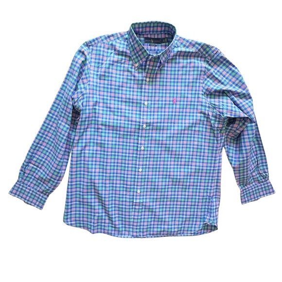Polo Ralph Lauren Plaid Button Down Shirt | LARGE - Picture 6 of 13